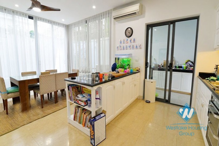 Gorgeous scandinavian style 4 bedrooms villa for rent in Tay Ho, Hanoi 